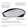 HP draadloze muis 200 (Pike Silver), dubbelhandig, optisch, RF draadloos, 1000 DPI, zilver