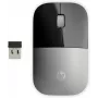 HP Z3700 zilveren draadloze muis, dubbelhandig, optisch, RF draadloos, 1200 DPI, zilver