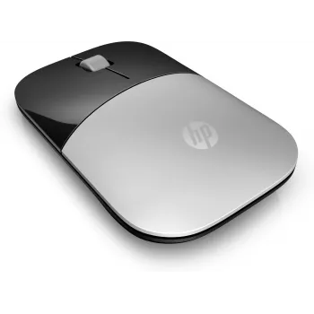 HP Z3700 zilveren draadloze muis, dubbelhandig, optisch, RF draadloos, 1200 DPI, zilver