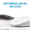 HP 410 slanke zilveren Bluetooth-muis, dubbelhandig, Bluetooth, 2000 dpi, zilver