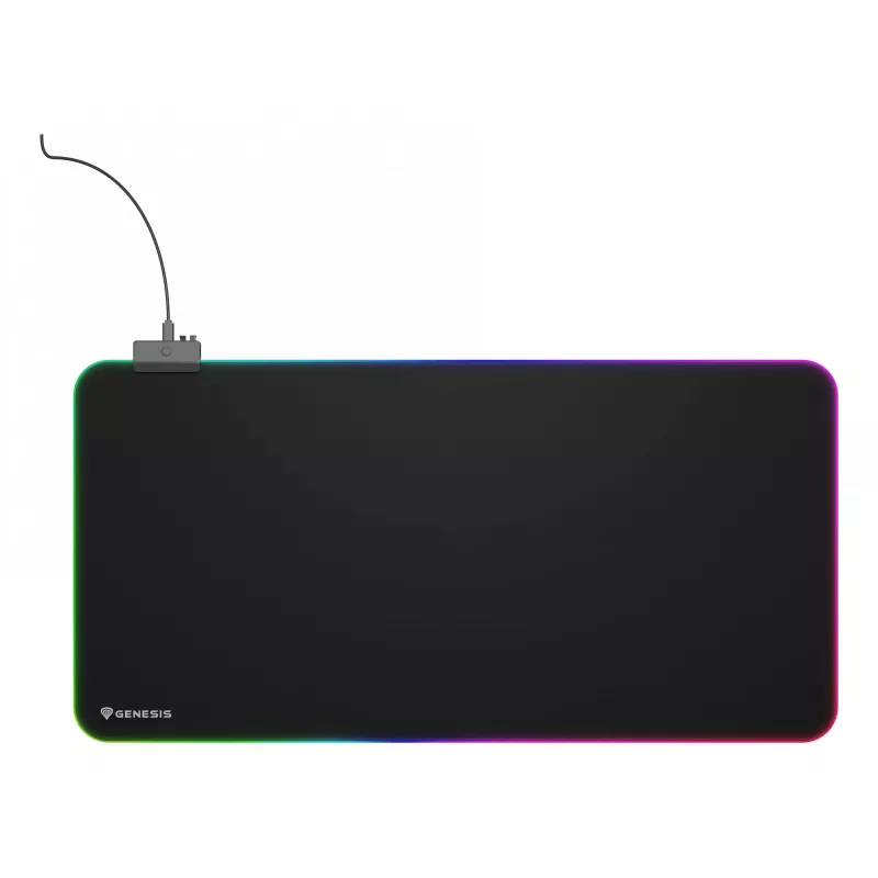 GENESIS Boron 500 XXL RGB gaming-muispad zwart