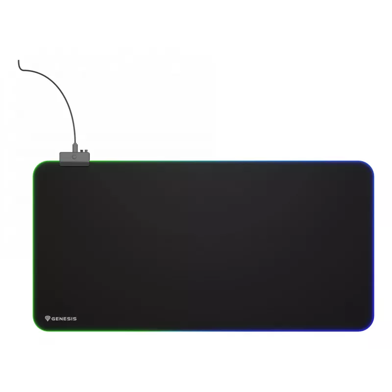 GENESIS Boron 500 XXL RGB gaming-muispad zwart