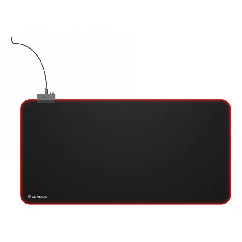 GENESIS Boron 500 XXL RGB gaming-muispad zwart