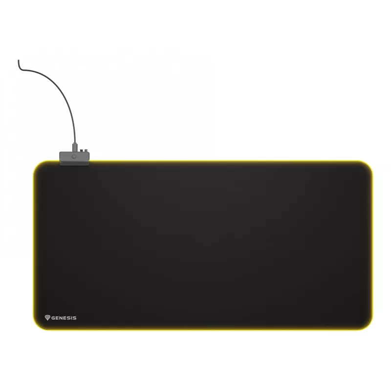 GENESIS Boron 500 XXL RGB gaming-muispad zwart