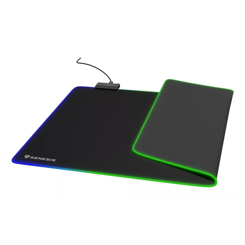 GENESIS Boron 500 XXL RGB gaming-muispad zwart