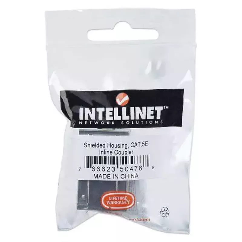 Intellinet inline-koppeling, Cat5e, FTP, modulair, 8P8C-bus naar 8P8C-bus, zilver