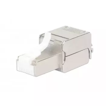 Intellinet Cat6a 10G afgeschermde gereedschapsloze RJ45 modulaire stekker STP met vergulde contacten