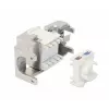 Intellinet Cat8.1 40G afgeschermde gereedschapsloze keystone-jack RJ-45 zilver
