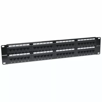 Intellinet patchpanel, Cat6, UTP, 48-poorts, 2U, zwart