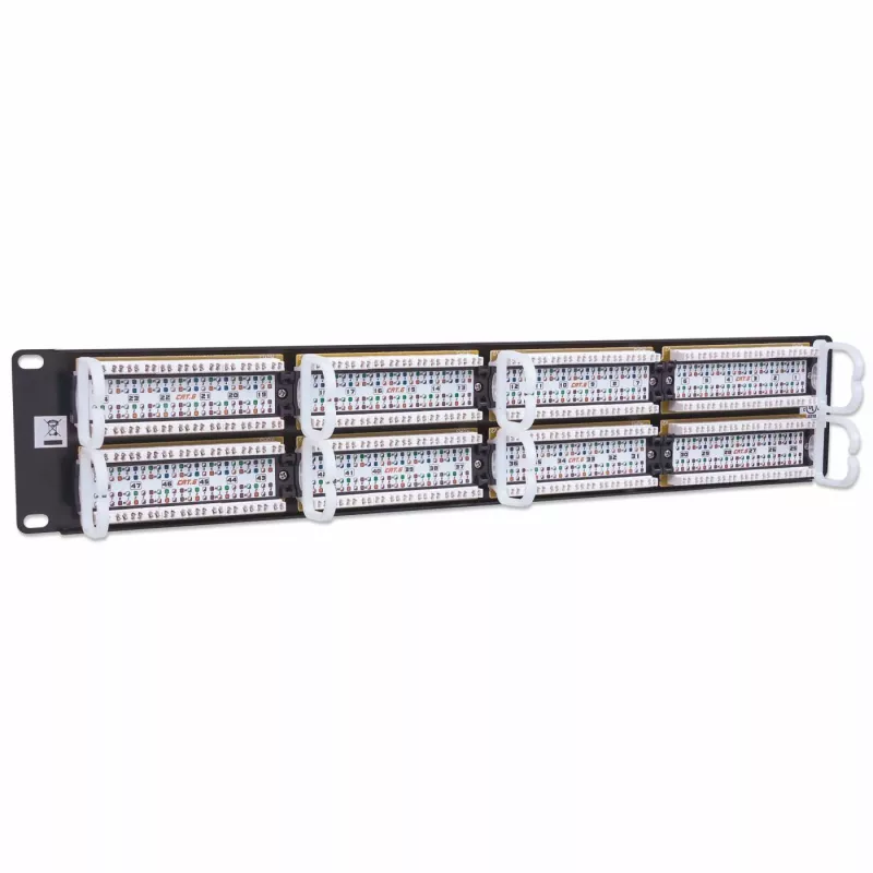 Intellinet patchpanel, Cat6, UTP, 48-poorts, 2U, zwart