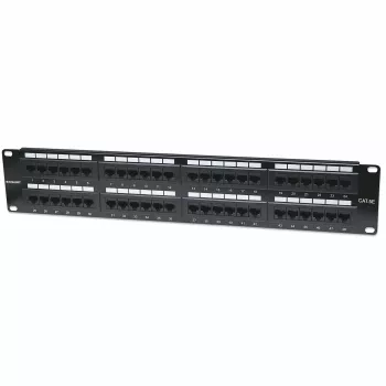 Intellinet patchpanel, Cat5e, UTP, 48-poorts, 2U, zwart