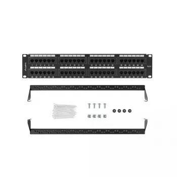 Rack-accessoire Lanberg PPU6-2048-B 19 inch 2U 48 poorten