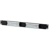 Techly patchpanel UTP 16 poorten RJ45 Cat.6 I-PP 16-RU-C6T