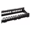 Techly modulair patchpanel 24 plaatsen UTP met uitneembare modules 1HE zwart