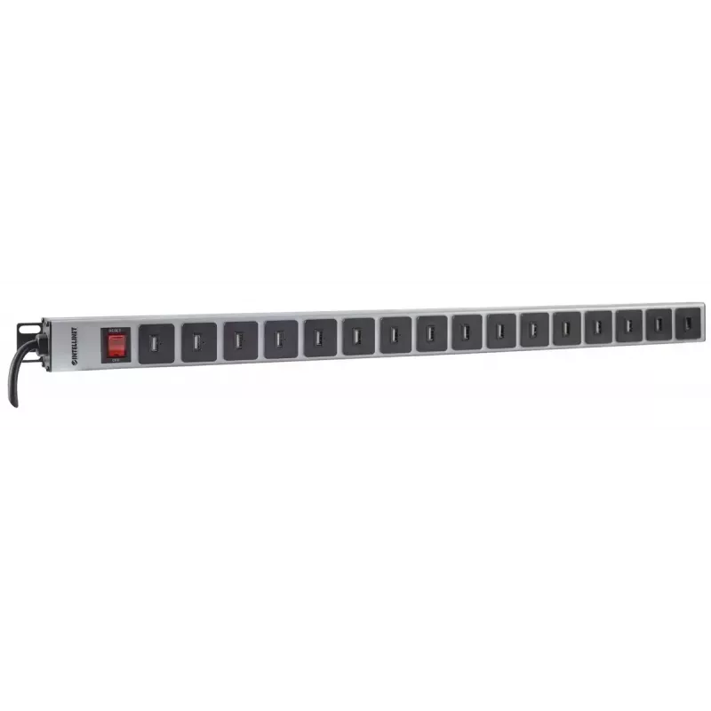 Stroomverdeeleenheid Intellinet verticale rackmontage 16-poorts USB-A