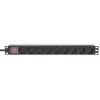 Intellinet 19 inch 1U rackmount 9-voudig PDU 16A aan/uit 2m netkabel