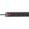 Intellinet 19 inch 1U rackmount 9-voudig PDU 16A aan/uit 2m netkabel
