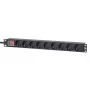 Intellinet 19 inch 1U rackmount 9-voudig PDU 16A aan/uit 2m netkabel