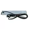 Techly I-CASE STRIP-16SH stekkerdoos (PDU) 6 AC-uitgangen 1.5HE zwart, zilver