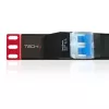 Techly 100471 19-inch 1U rack-PDU stekkerdoos, 6x Schuko, 250 V/16 A, 3 m kabel, dubbele schakelaar, zwart
