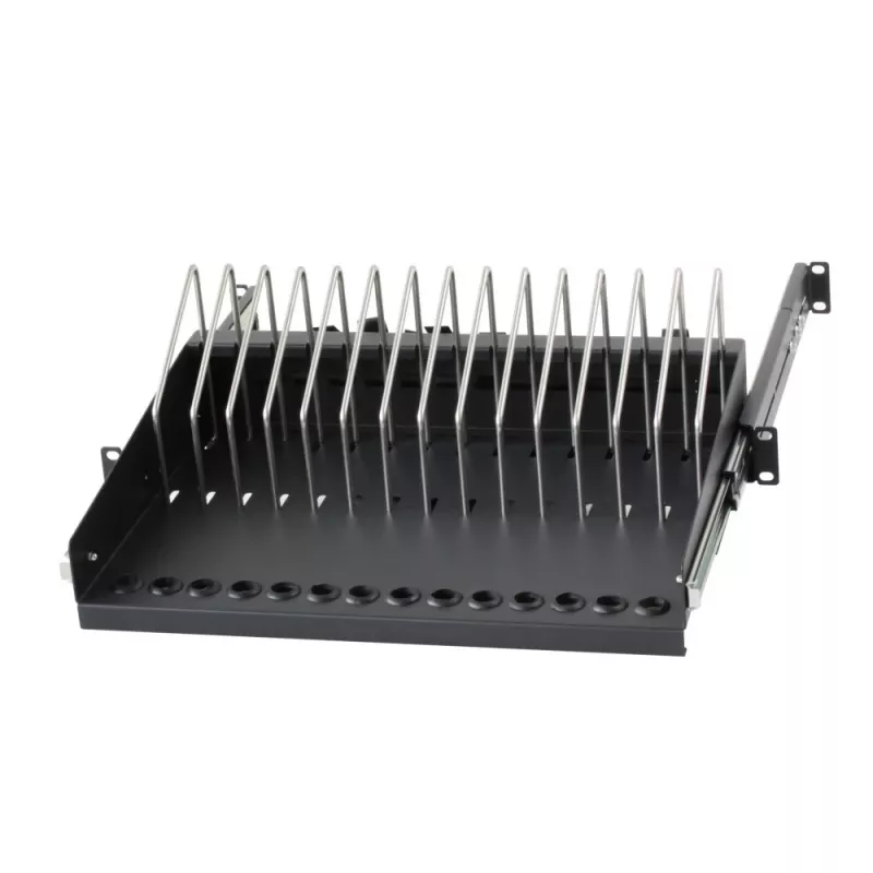 Rack-legbord Techly I-CABINET-TRAY14BK zwart 4U 19 inch