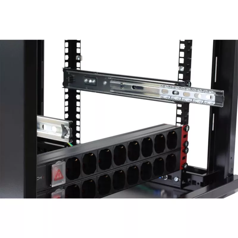 Rack-legbord Techly I-CABINET-TRAY14BK zwart 4U 19 inch