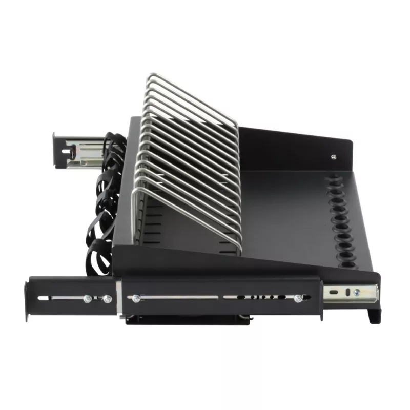Rack-legbord Techly I-CABINET-TRAY14BK zwart 4U 19 inch