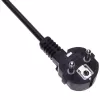 Stekkerdoos Techly 9-voudig 19 inch rack Schuko-stekker schakelaar 1HE zwart rood