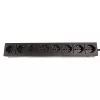 Techly 8-voudig 19 inch rack power strip met 8 aan/uit-schakelaars 1,5HE