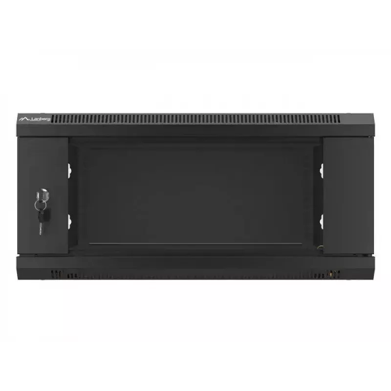 Wandgemonteerde kast Lanberg WF01-6604-10B 4U zwart