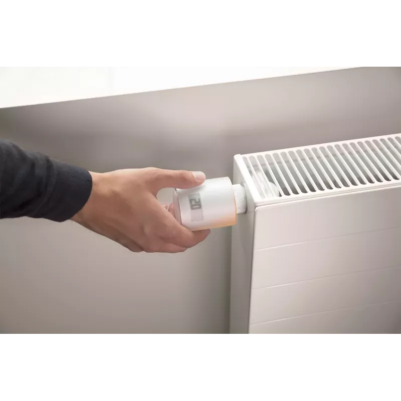 Netatmo Starter Pack - Smart Radiator Valves, wit, 0 - 50 °C, 2400 MHz, 100 m, 5 - 30 °C, °C
