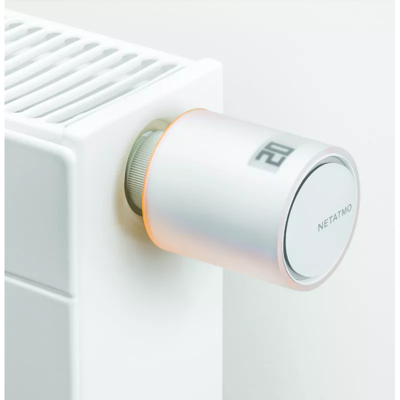 Netatmo NAV-EN extra slimme radiatorkraan, wit