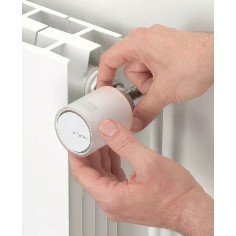 Netatmo NAV-EN extra slimme radiatorkraan, wit