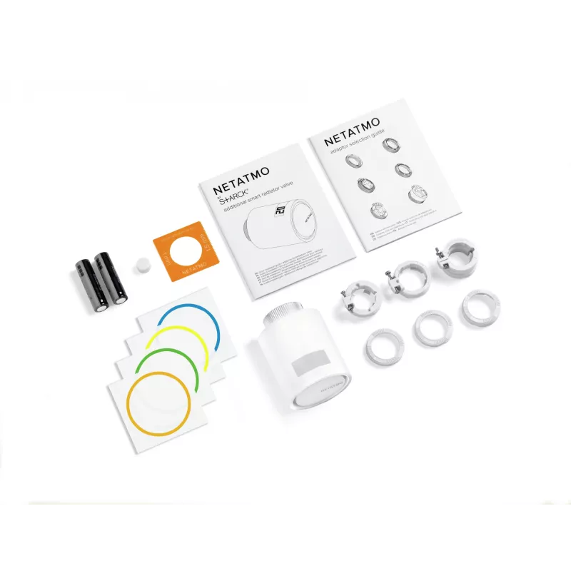 Netatmo NAV-EN extra slimme radiatorkraan, wit