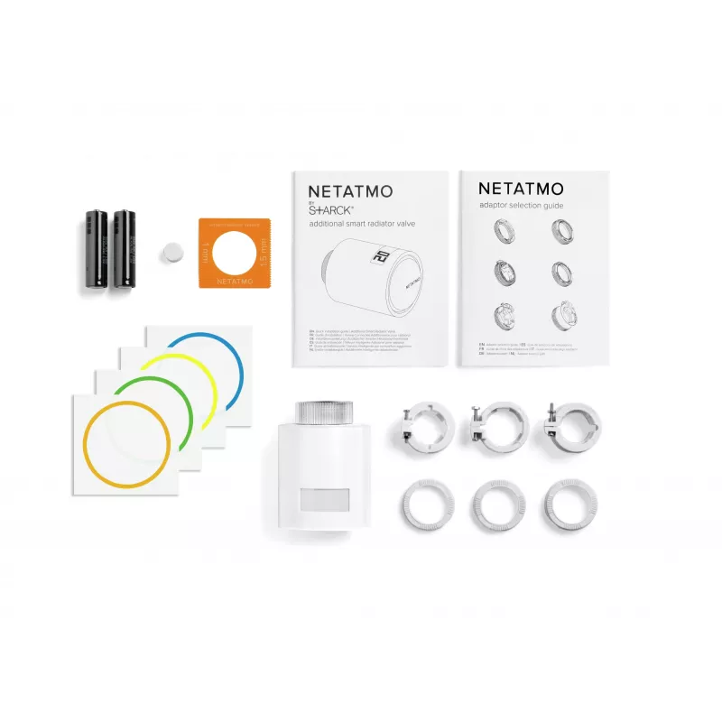 Netatmo NAV-EN extra slimme radiatorkraan, wit