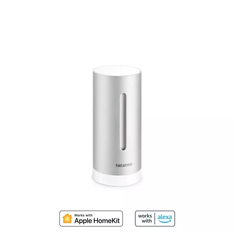 Netatmo extra slimme binnenmodule, draadloos, 0,3°, 3%, duraluminium, aluminium, AAA