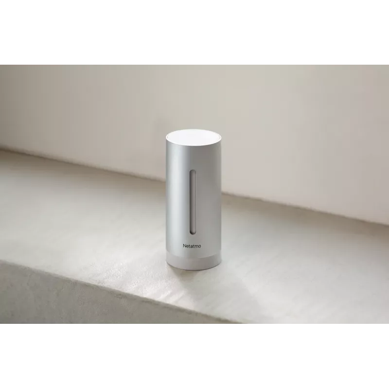 Netatmo extra slimme binnenmodule, draadloos, 0,3°, 3%, duraluminium, aluminium, AAA