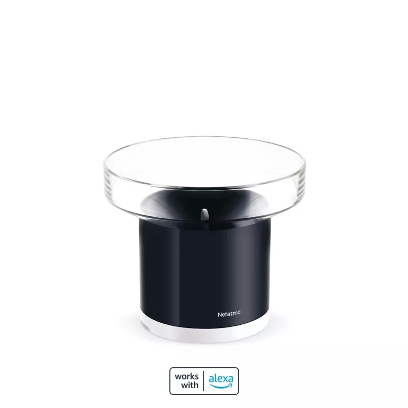 Netatmo Smart regenmeter, batterij, AAA, 1,5 V, 130 mm, 130 mm, 110 mm