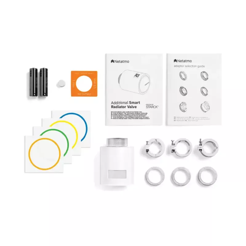 Netatmo Pack: Smart Thermostat + 3 extra slimme radiatorknoppen