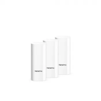 Deur-/raamsensor Netatmo DTG-EC draadloos weerbestendig 3 V (2×AAA), bereik 80 m, wit, set van 3 stuks
