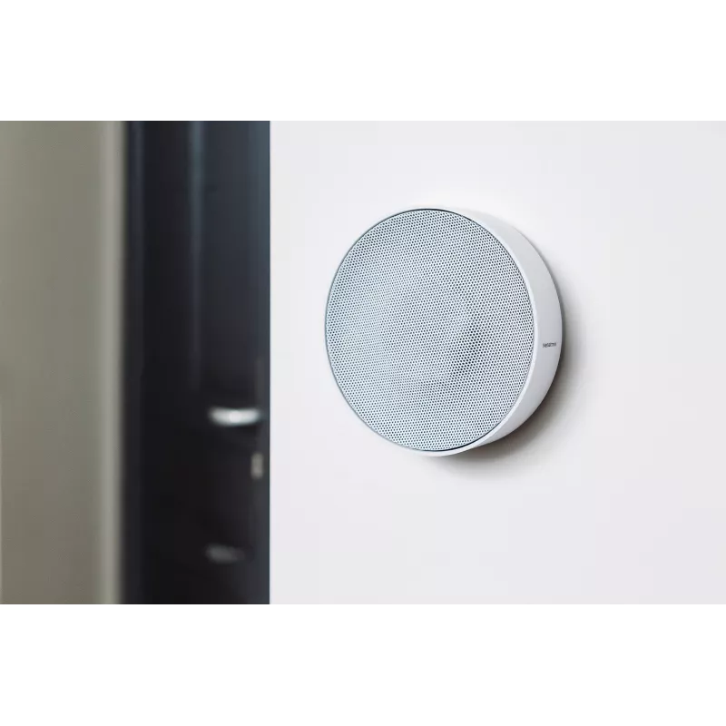 Draadloze sirene Netatmo NA-NIS01 Indoor wit, 110 dB, USB-aansluiting, AA x4, 130×35×130 mm