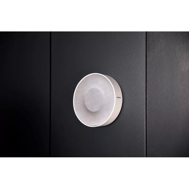 Draadloze sirene Netatmo NA-NIS01 Indoor wit, 110 dB, USB-aansluiting, AA x4, 130×35×130 mm