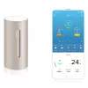 Digitaal weerstation Netatmo NIM-S zand — binnenthermometer, hygrometer, luchtkwaliteit, batterijgevoed (AAA)