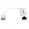 Manhattan 506731 USB 2.0-naar-Fast Ethernet-adapter, USB naar RJ45, 10/100 Mbps, wit