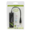 Techly IDATA-USB-ETGIGA-3U2 (105803) USB 3.0-naar-Gigabit Ethernet-adapter met 3-poorts USB 3.0-hub, USB-A, RJ45, aluminium