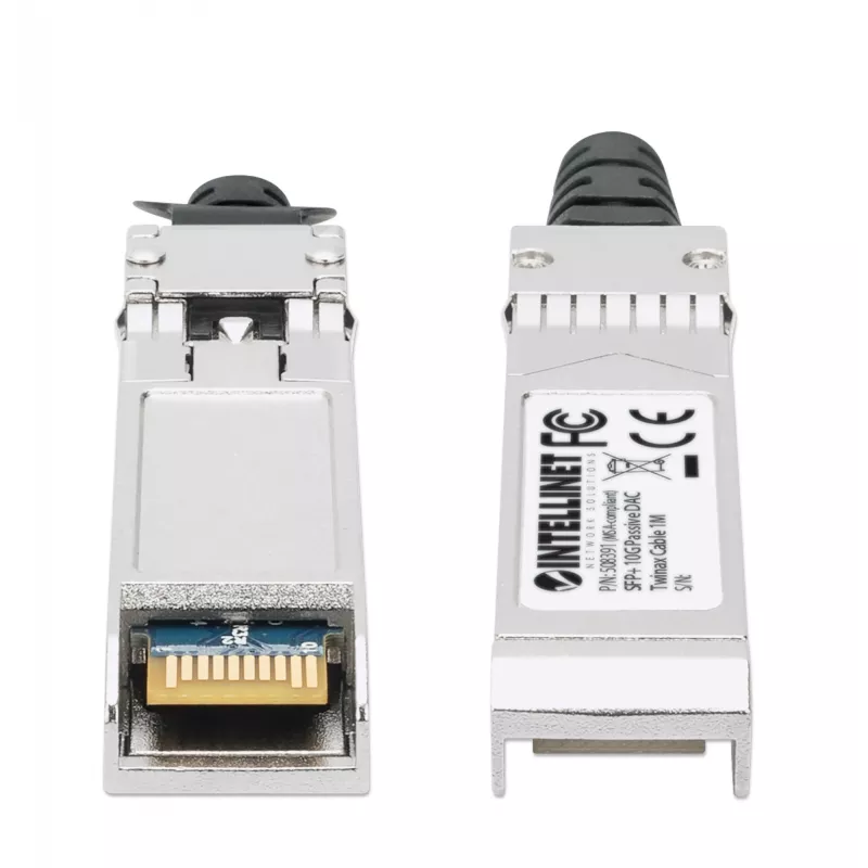 Intellinet 508391 SFP+ 10G passieve DAC Twinax-kabel, MSA, 1 m