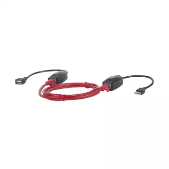 Manhattan USB-A line extender, voor gebruik met RJ45-netwerkkabel (niet inbegrepen), verlengt USB-apparaten tot 60 m, busvoeding, geschikt voor Cat5e/Cat6/Cat6A RJ45-netwerkkabel, zwart, drie jaar garantie