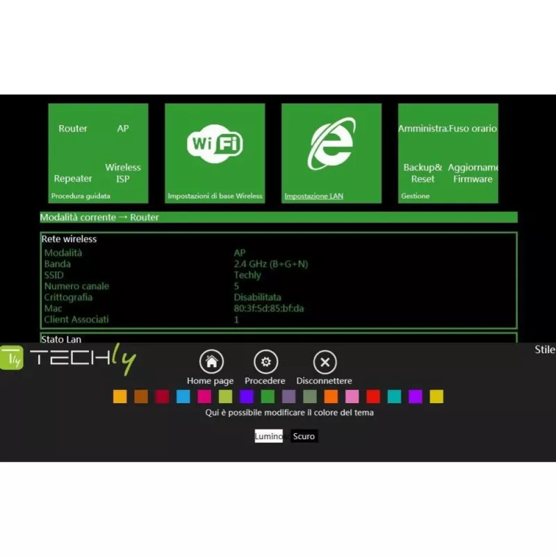 Techly I-WL-REPEATER2 (301078) draadloze mini-router / repeater 300N voor in het stopcontact, wifi 4 (802.11n), 2,4 GHz, 300 Mbps