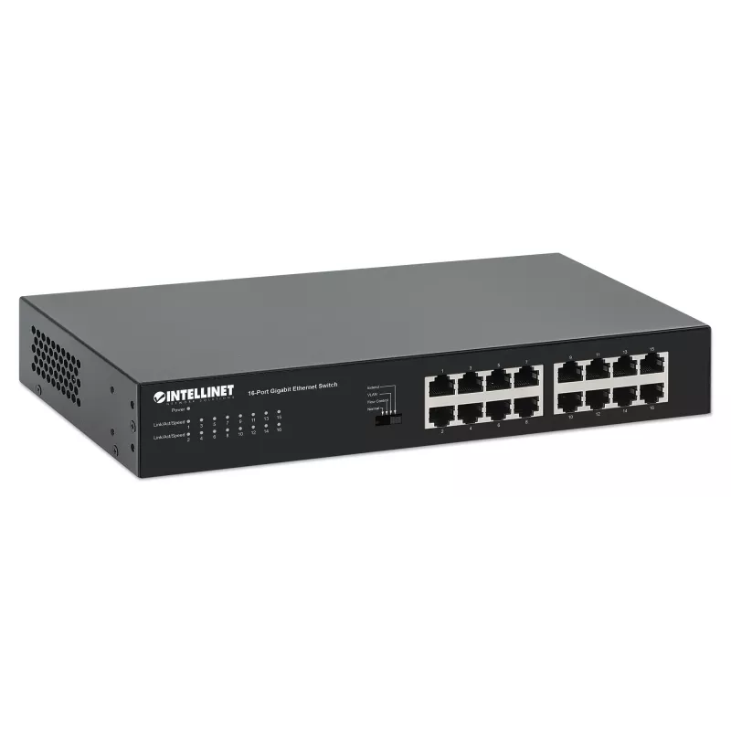 Intellinet 561815 Gigabit Ethernet-switch met 16 poorten