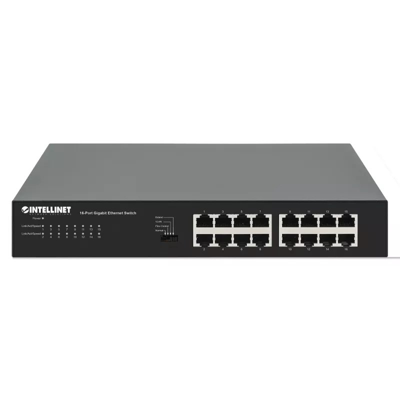 Intellinet 561815 Gigabit Ethernet-switch met 16 poorten